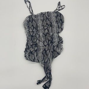 Snake skin bodysuit